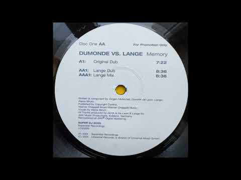 Dumonde vs. Lange - Memory (Lange Mix) [2001]
