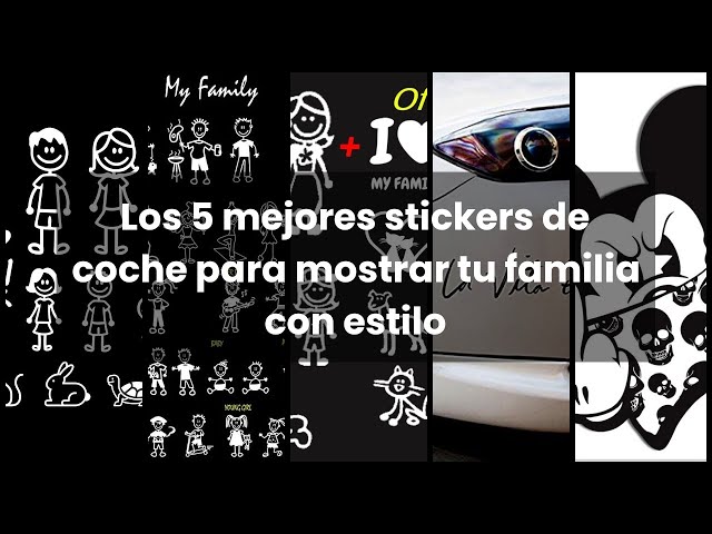 Vídeo relacionado con Autodomy Pegatinas Familia Feliz Pack de 15 Adhesivos Calcomanias Stickers para Coche | Adhesivos Coche Familia y Mascotas