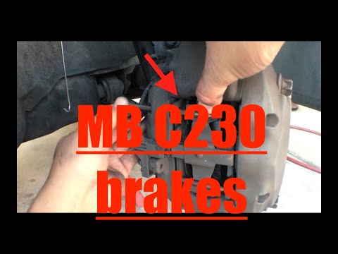 Front Brake Pads Rotors REPLACEMENT '00-'07 Mercedes Benz C230 √ Fix it Angel
