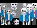 Undertale Last Breath Sans Vs Dusttale Last Genocide Sans Animation All Phases 1 2 3