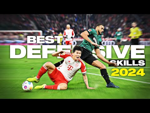 Epic Football Defensive Skills & Tackles 2024 | HD