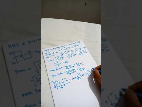 Rms and average value calculation Part III