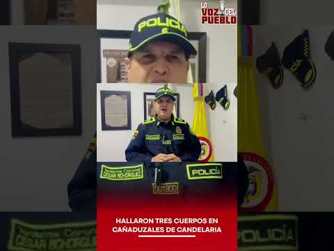 🚨 HALLARON TRES CUERPOS EN CAÑADUZALES DE CANDELARIA