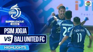  PSIM Ditahan Bali United, Irfan Jaya Cetak Gol Ketiga Musim Ini 