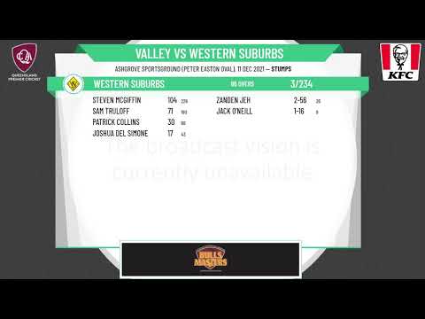 KFC Qld Premier Cricket - Sci-Fleet Motors 1st Grade - Round 14 - Valley v Western Suburbs - Day 1