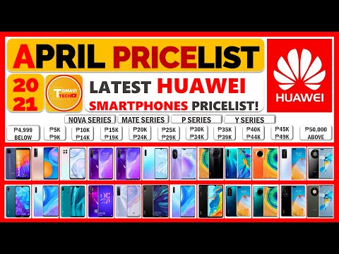 Huawei Price | April Pricelist (Mate 40, P40, Nova 7 & Y8A)