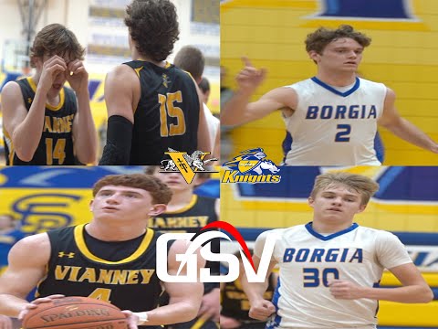 VIANNEY @ BORGIA | Offensive Explosion🔥| Brandon Hebrank & Adam Sausele score over 30 points each
