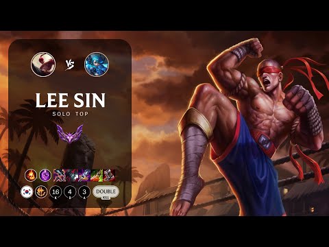 Lee Sin Top vs Gwen - KR Master Patch 13.8