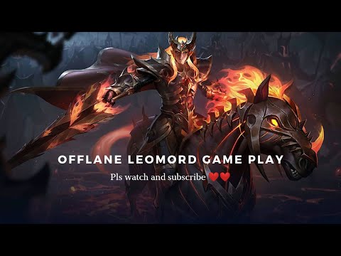 Offlane leomord MVP gameplay - mlbb ❤️❤️❤️