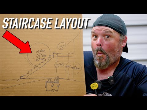 How To Layout A Staircase || Dr Decks