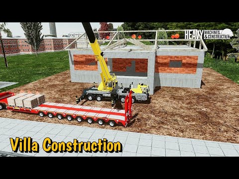 Heavy Machines & Construction - Gameplay | Villa Construction