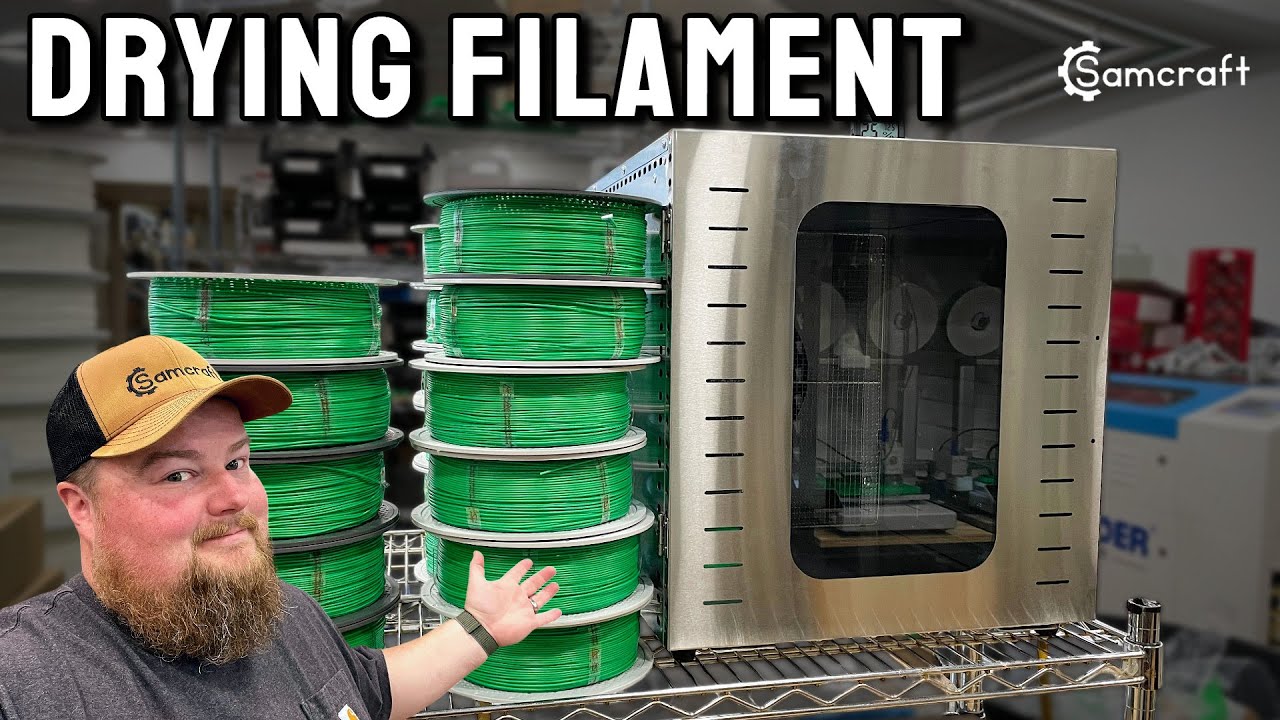 How I Prepare Filament to use in my 3D Print Farm Business