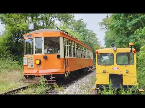 Maintenance of Way Monday: East Troy Electric Railroad Milwaukee Car 846 Past Speeder