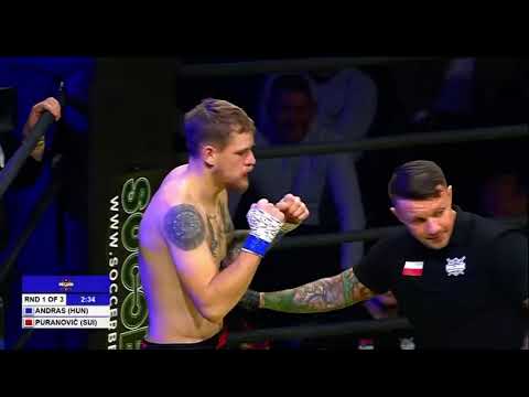 Milanko Kalashnikov Puranovic vs Molnar Andras Bare Knuckle Fight Megdan FC 10