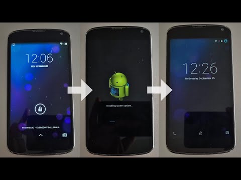 Updating the Nexus 4 to Android 5!