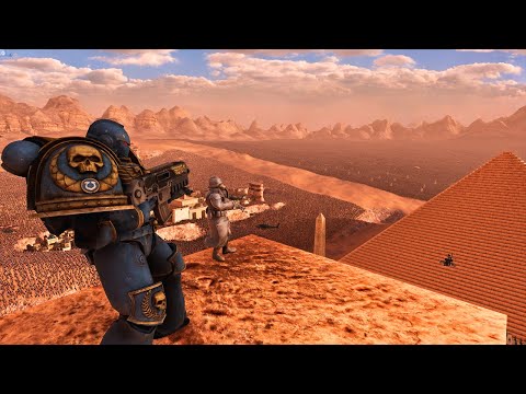 6,000,000 DARK ARMY ATTACK THE SPACE MARINE TEMPLE WARHAMMER 40K - Ultimate Epic Battle Simulator 2