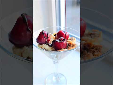 Tiramisu & Cherries #food #dessert #shorts