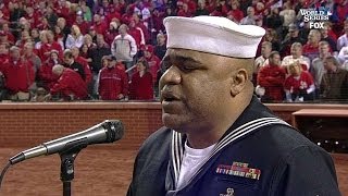 Generald Wilson sings &#39;God Bless America&#39;