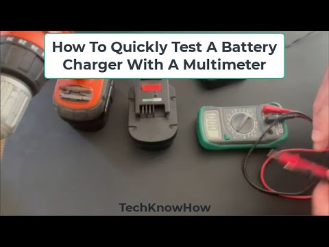 How To Test a Drill Battery Charger With A Multimeter In Seconds