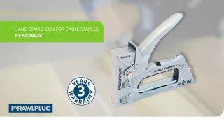 RAWLPLUG Proffessional stapler for cable fixing