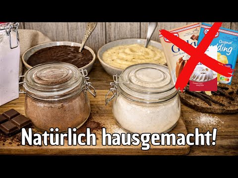 Tütenfrei genießen! 💫 Puddingpulver Schoko- & Vanille & Puderzucker selbstgemacht #187