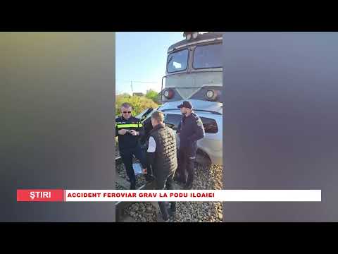 IMPACT DEVASTATOR ÎNTRE TREN ȘI AUTOTURISM LA PODU ILOAIEI: Un bărbat de 45 de ani a decedat