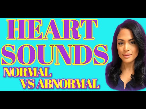 HEART SOUNDS NORMAL VS ABNORMAL| AUDIO