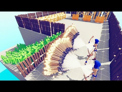 Zombie 100 Units vs God Units - Totally Accurate Battle Simulator TABS