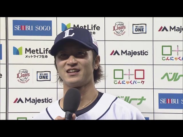 ライオンズ・メヒア選手・金子侑選手ヒーローインタビュー 2019/5/4 L-E