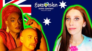 LET'S REACT TO AUSTRALIA'S SONG FOR EUROVISION 2024 // ELECTRIC FIELDS ONE MIKALI (ONE BLOOD)
