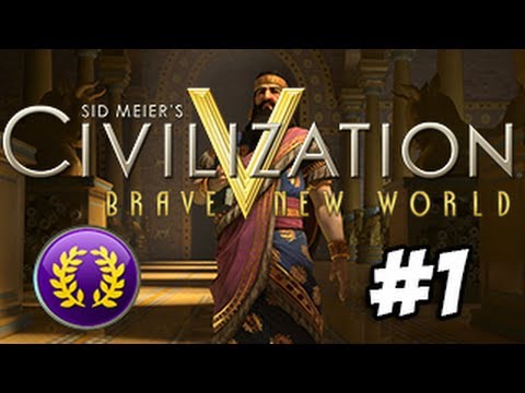 Civilization V: Brave New World Let's Play - Rome - New World - Ep1