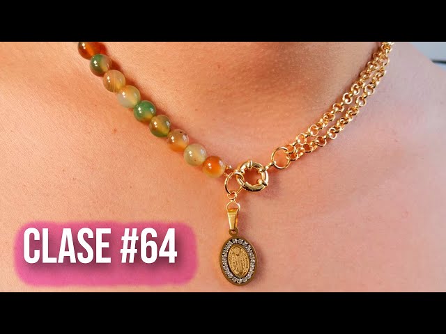 Vídeo relacionado con TENET Collar de 84 cm con esquirlas de piedras naturales para cristaloterapia, reiki y meditación, Piedra
