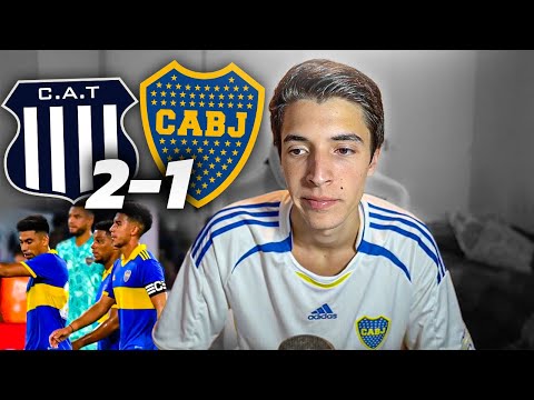 TALLERES 2 - BOCA JRS 1 - REACCION RE CALIENTE Hincha de Boca - LPF Fecha 3 - Toto Bordieri