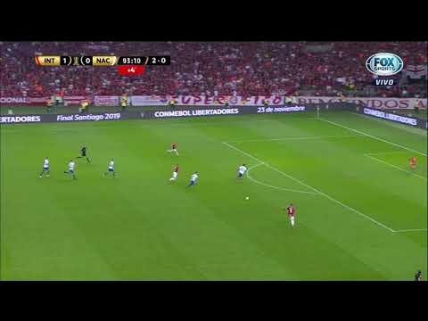 GOL DE PAOLO GUERRERO INTER 2X0 NACIONAL-URU