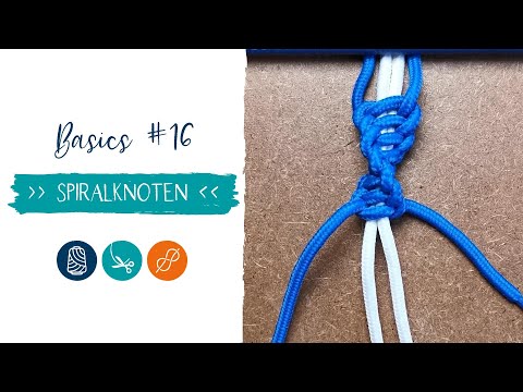 Spiral knot MACRAME - Instructions