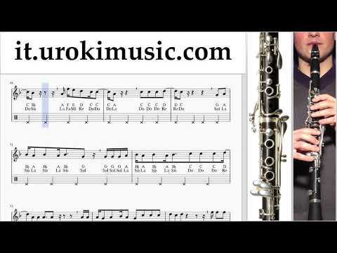Corso di Clarinetto Reik ft. Ozuna, Wisin - Me Niego Tablature Tab um-a276