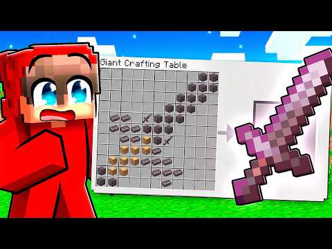 Minecraft, But There’s GIANT SWORD Crafts…