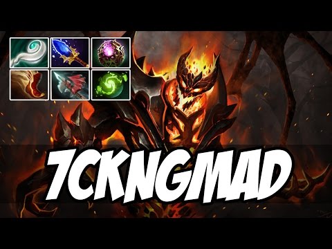 7ckngMad Plays Shadow Fiend WITH REFRESHER ORB - Dota 2