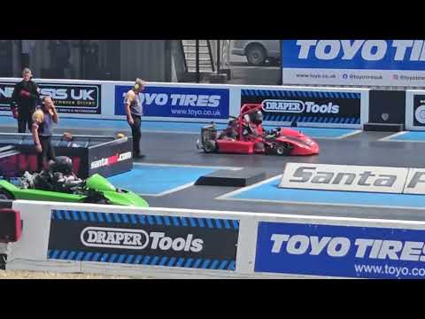 nine second go kart 1/4 mile. gsxr nitrous motor. santa pod 6.8.2023 baby
