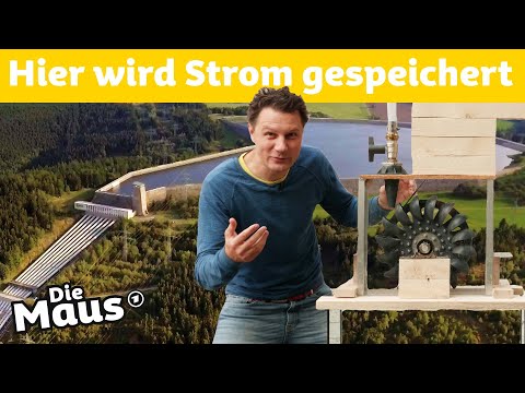 Strom speichern mit Pumpspeicherwerken | DieMaus | WDR