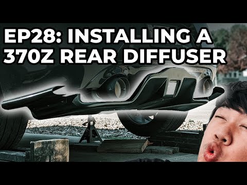 The CLEANEST 370z rear diffuser!! (by PIOTR GRZELAK) | Install Guide