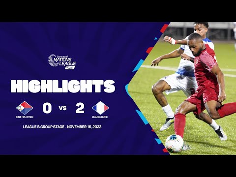 Highlights | Sint Maarten vs Guadeloupe | 2023/24 ...