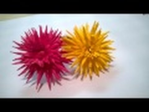 HOW TO MAKE PAPER FLOWERS