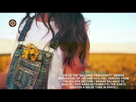 360 HZ THE "BALANCE FREQUENCY" BRINGS SENSATIONS OF JOY & HEALING : DERIVED FROM THE GOLDEN SECTION