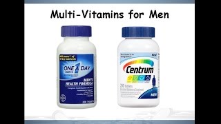 One A Day® Men’s Health Formula vs Centrum® Men