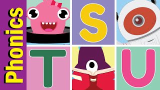 S T U Phonics Alphabet Chant for Children | English Pronunciation for Children | Fun Kids English