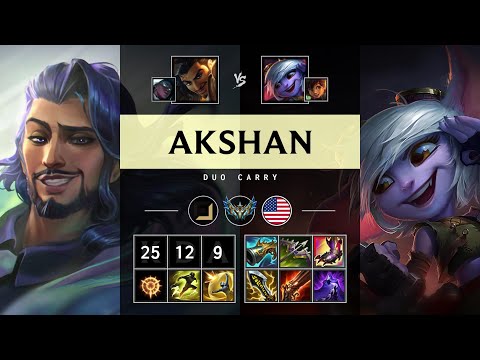 Akshan ADC vs Tristana - NA Challenger Patch 25.19