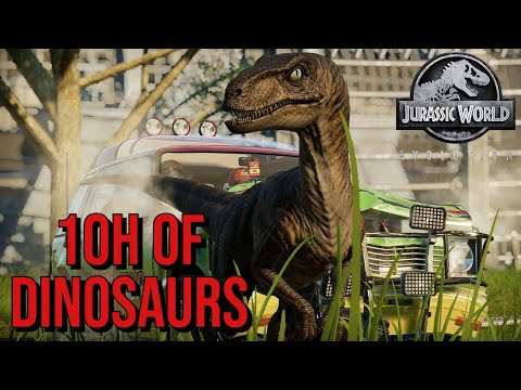 10h of HUGE parks with LOTS OF DINOSAURS! - Jurassic World Evolution