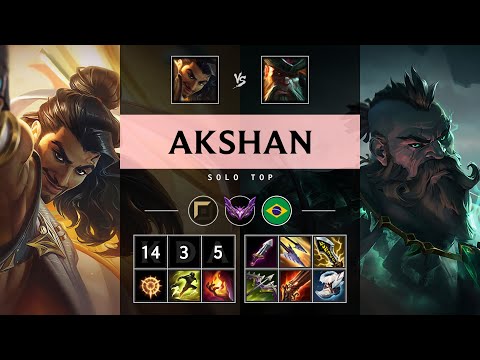 Akshan Top vs Gangplank - BR Master Patch 25.05