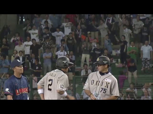 【10回表】2死から!! バファローズ・原拓 勝ち越しタイムリー2ベースヒット!! 2014/8/12 L-Bs